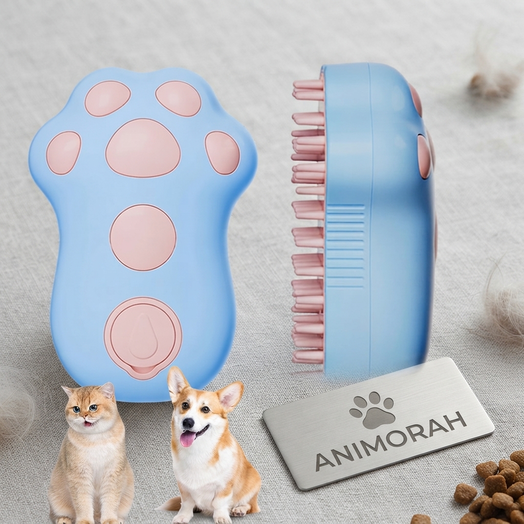 Brosse à vapeur rechargeable pour chat | Animorah