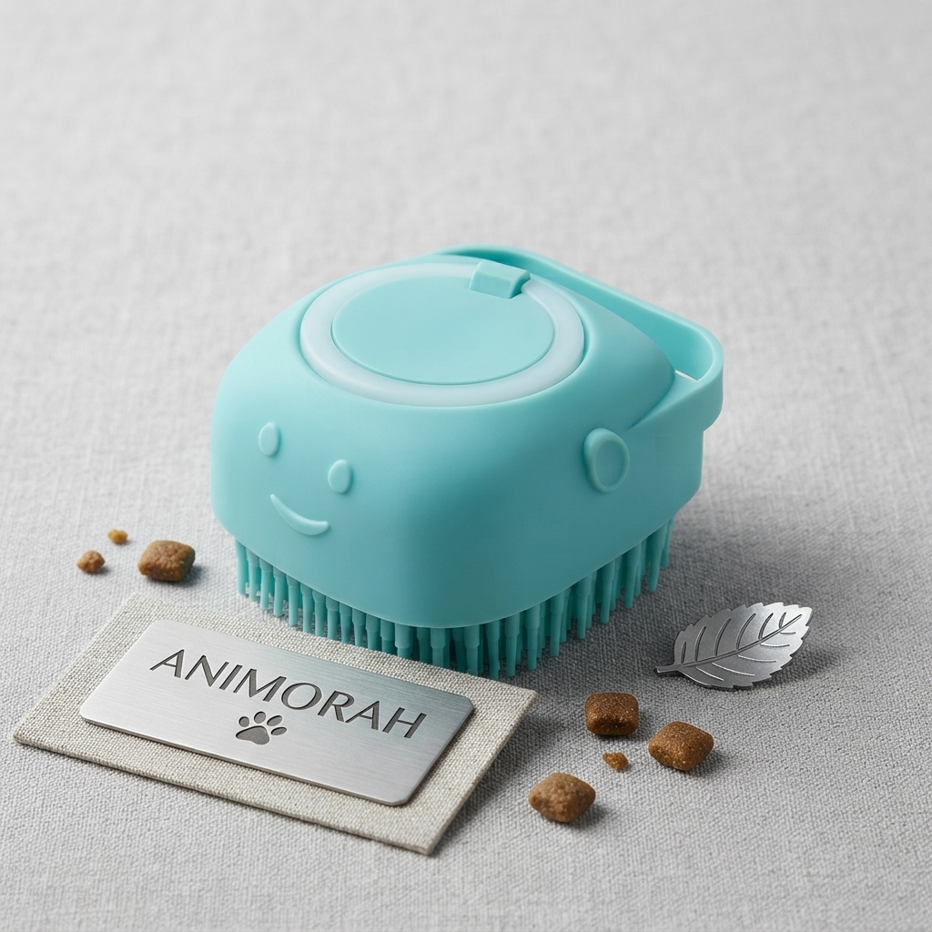 Brosse de bain en silicone souple | Animorah