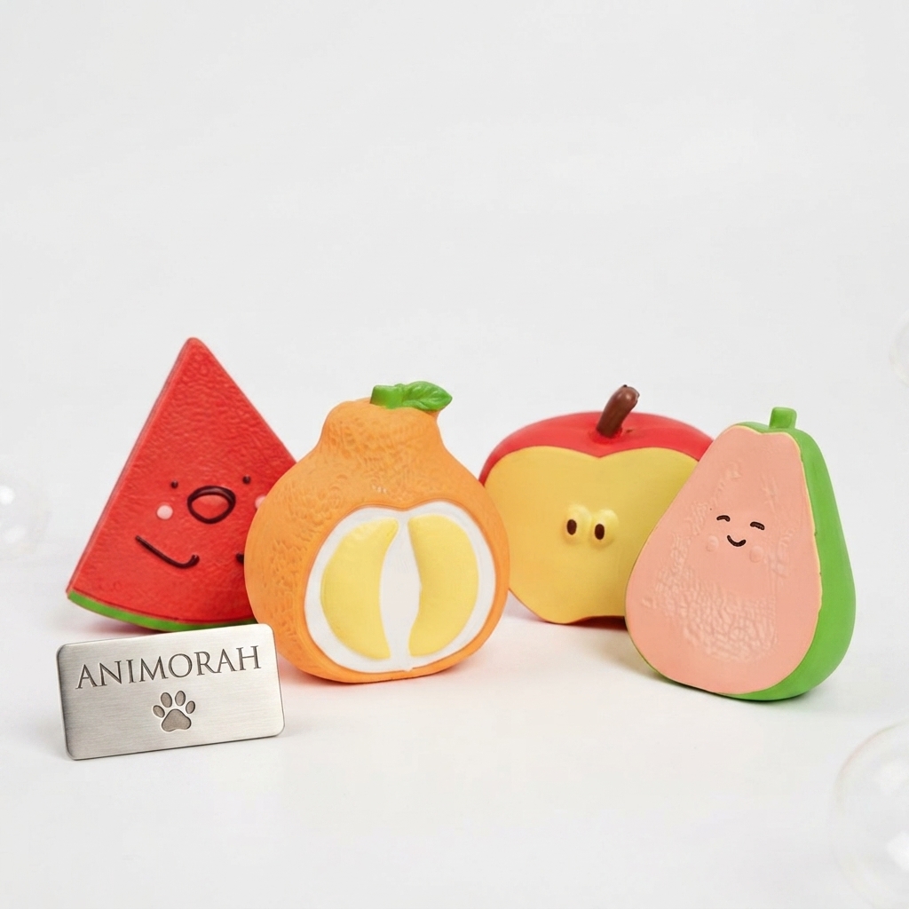 Jouet créatif en latex en forme de fruit | Animorah