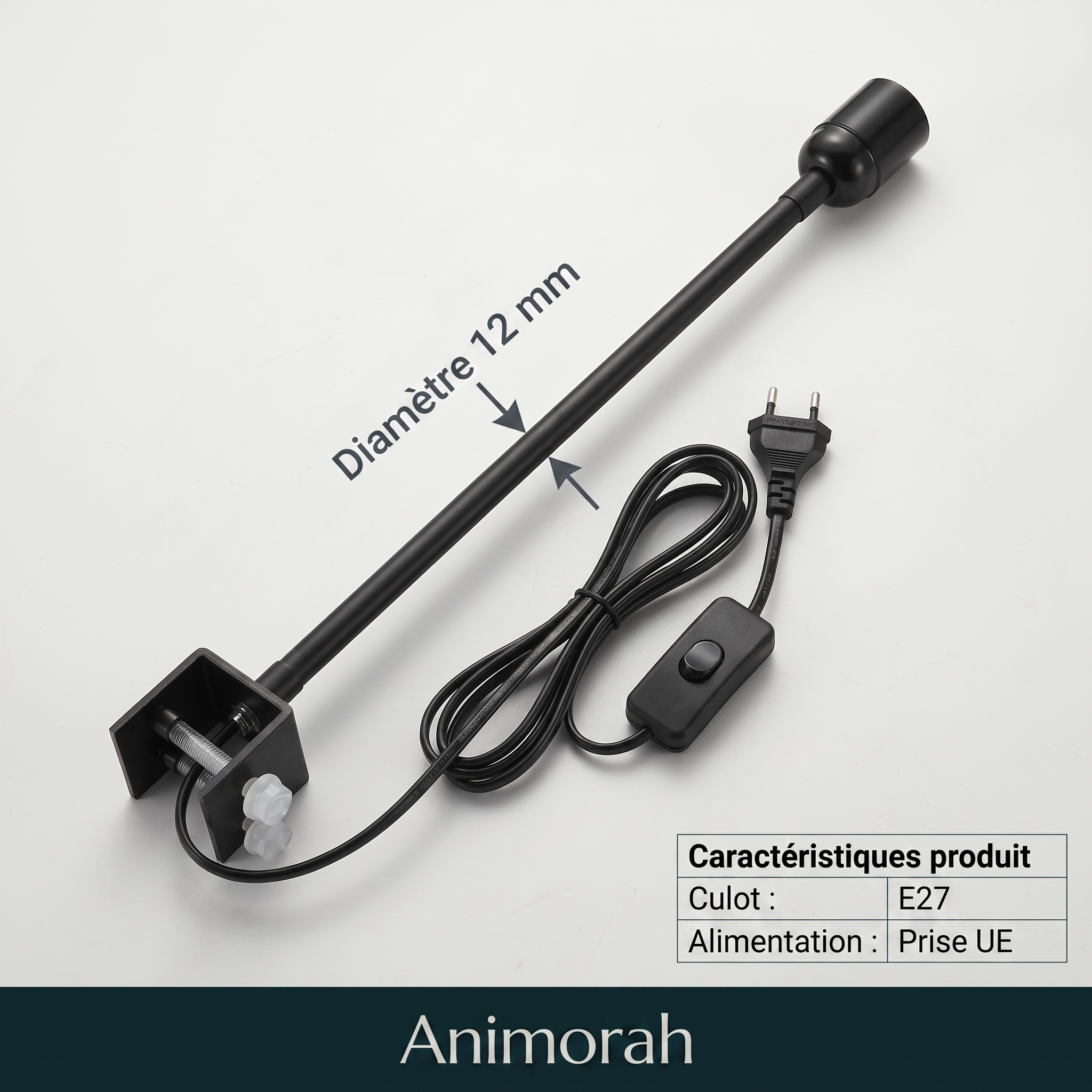 Lampe LED 18W E27 pour aquarium – Spectre complet | Animorah
