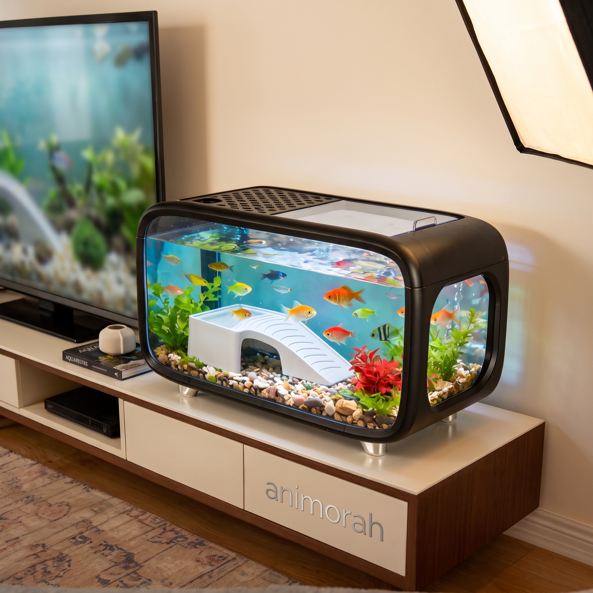 Mini-aquarium écologique de bureau | Animorah