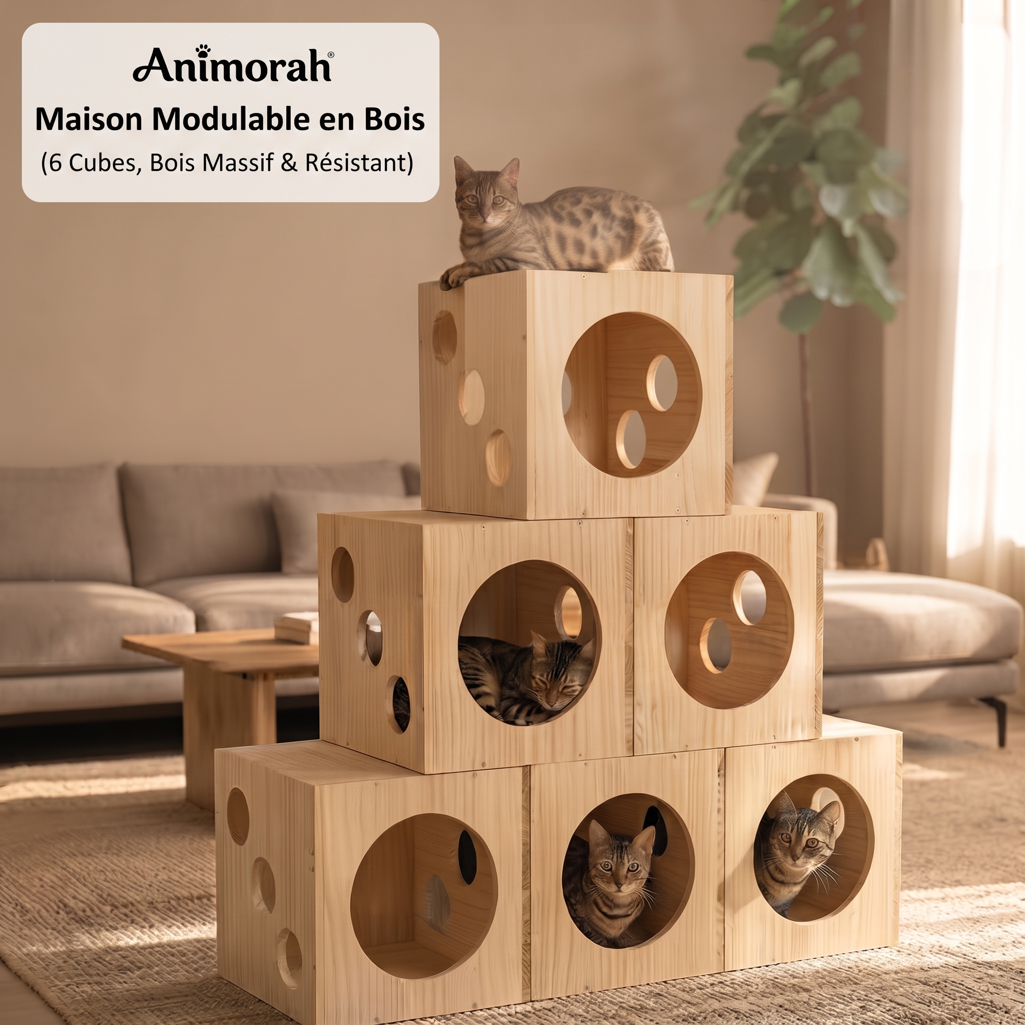 Niche pour chat quatre saisons | Animorah