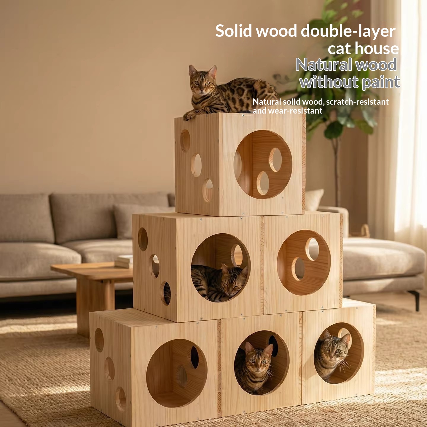 Niche pour chat quatre saisons | Animorah