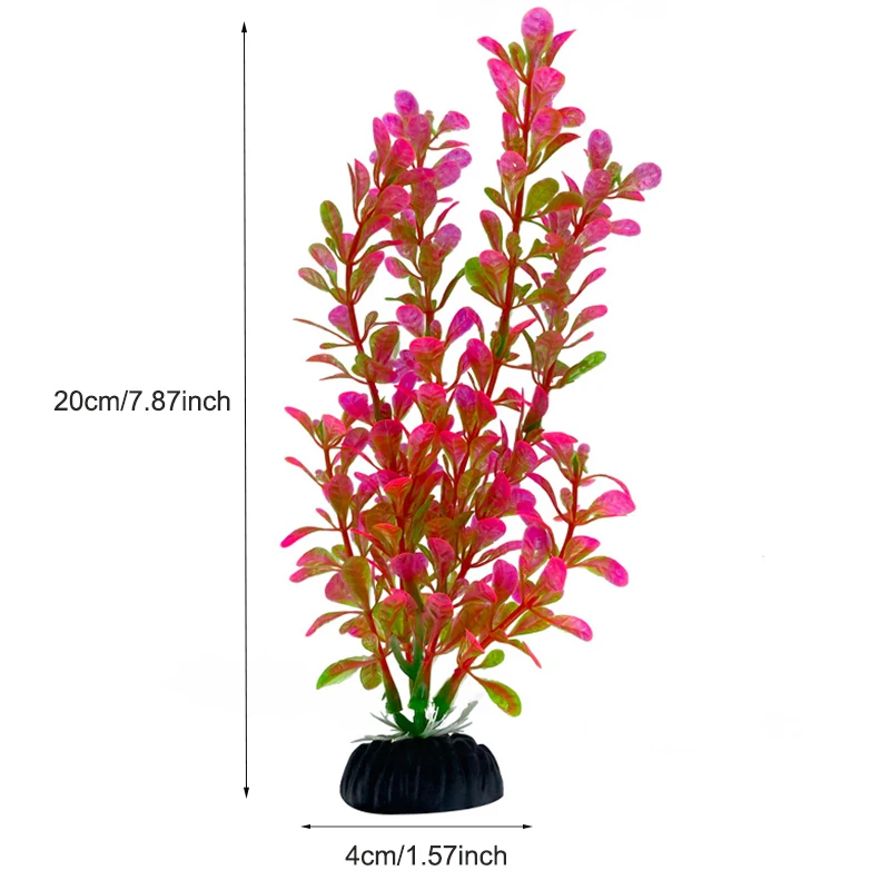 Plantes artificielles de décoration d'aquarium plantes | Animorah