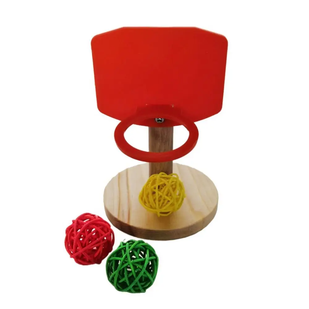 Mini panier de basket-ball pour oiseaux avec balle | Animorah